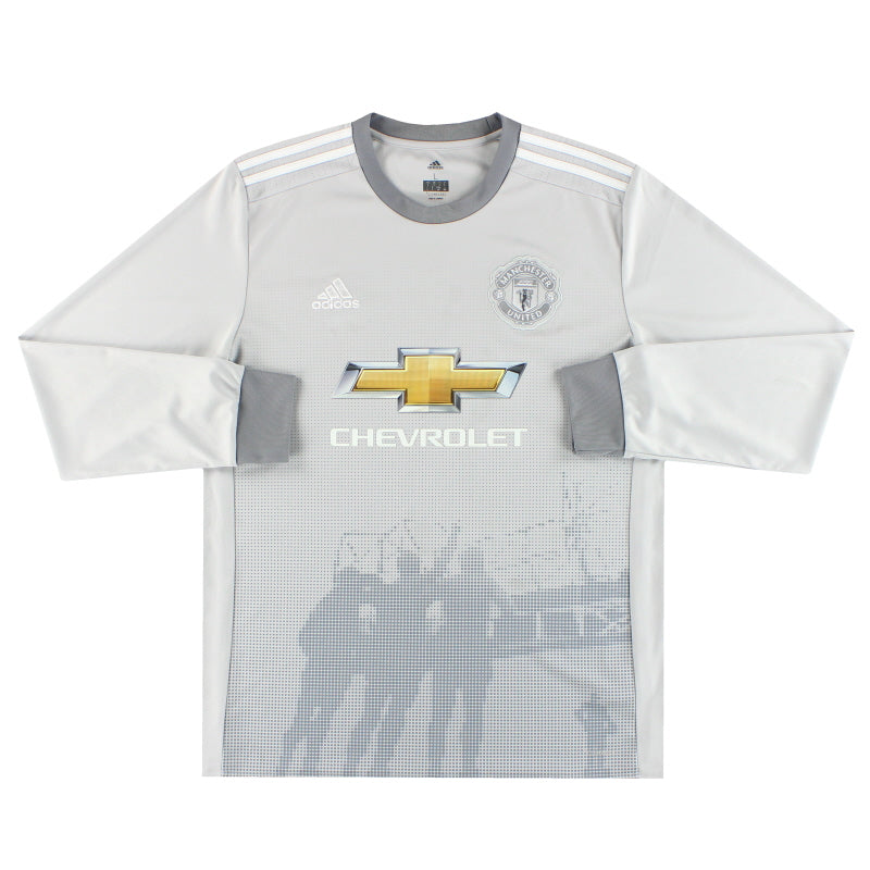 2017-18 Manchester United adidas Auswärtstrikot Langarm
