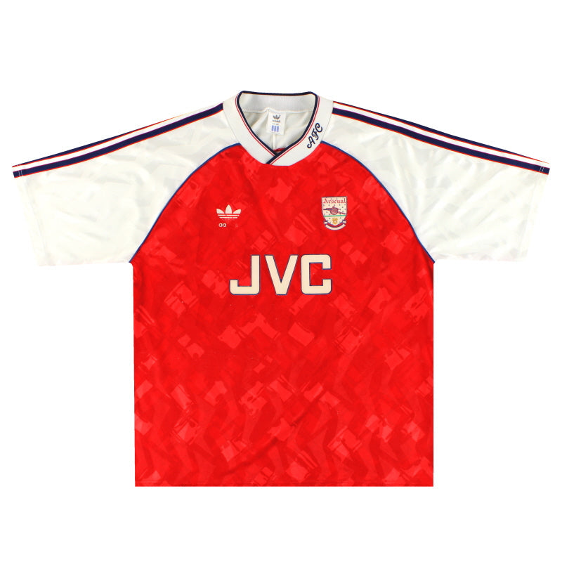 1990-92 Arsenal adidas Heimtrikot L/XL