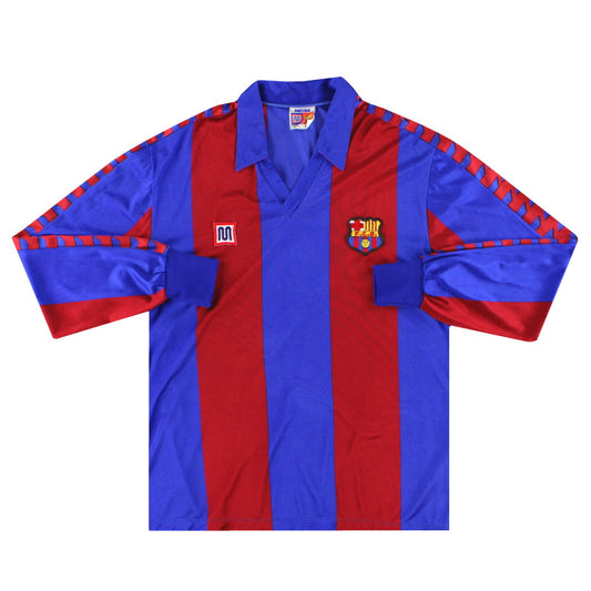 1982-89 Barcelona Meyba Home Shirt L/S