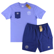 2024-25 Brentford Umbro Präsentations-T-Shirt-Set *BNIB* L