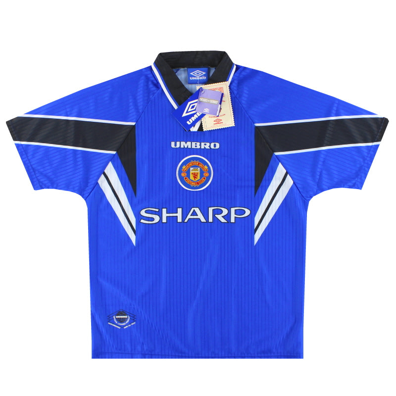 1996-97 Manchester United Umbro Ausweichtrikot *mit Etiketten* L