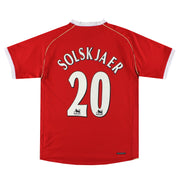 2006-07 Manchester United Nike Heimtrikot Solskjaer #20 M