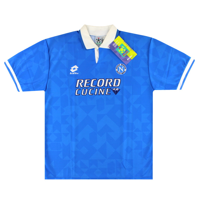 1994-96 Napoli Lotto Heimtrikot *mit Etiketten* XL