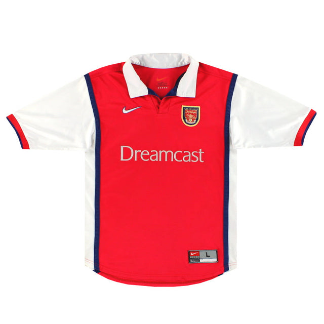 1999-00 Arsenal Nike Home Shirt L.Boys