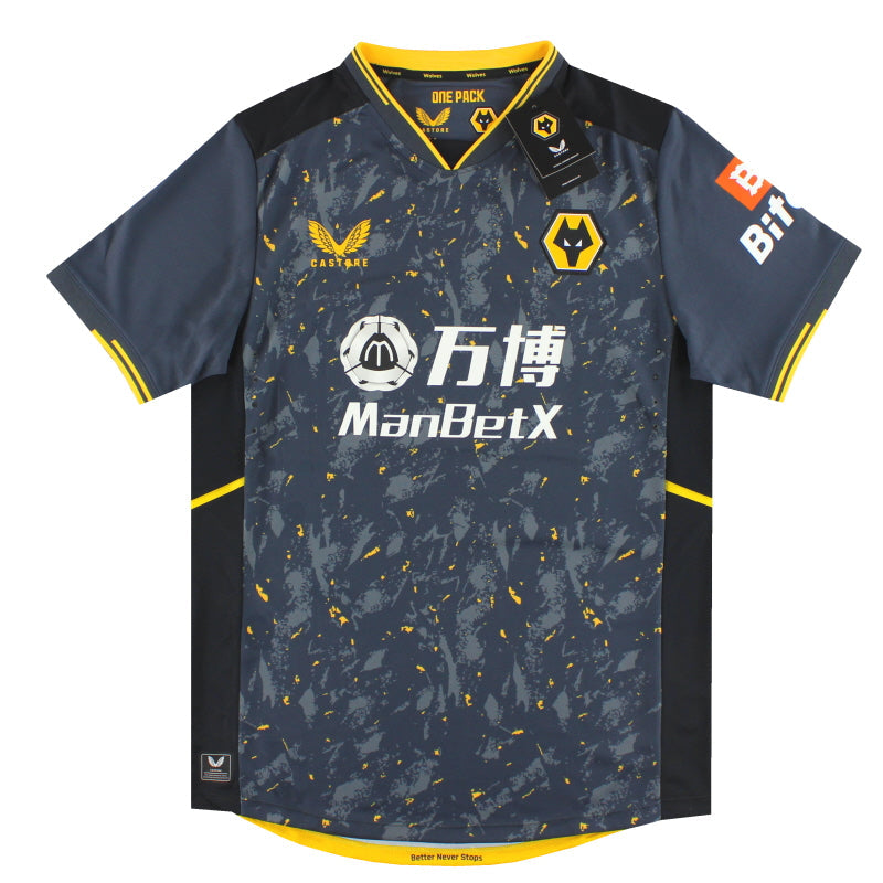 2021-22 Wolves Castore Pro Auswärtstrikot *OVP* M