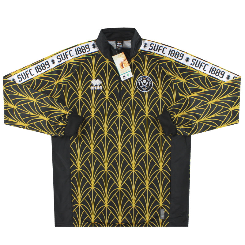 2024-25 Sheffield United Errea Warm Up 1/4 Zip Top *mit Etikett* XXL