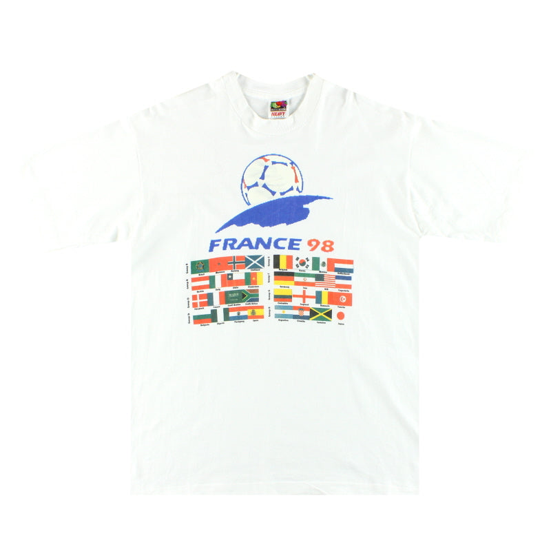 1998 Frankreich WM Grafik T-Shirt L