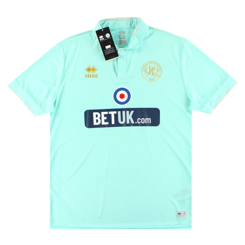 2019-20 QPR Errea Auswärtstrikot *m. Etiketten* XL
