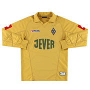 2004-05 Borussia Mönchengladbach Lotto Torwart-Trikot S 'unterschrieben'