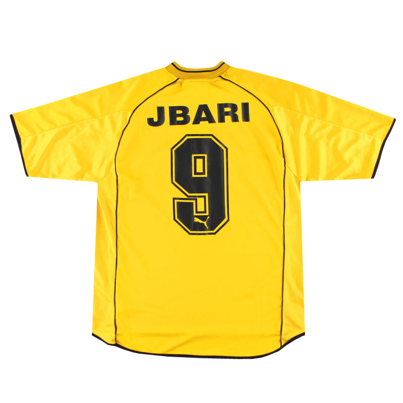 2001-02 Aris Thessaloniki Puma Heimtrikot Jbari #9 XL