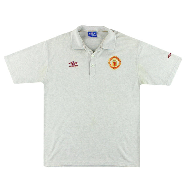 1996-97 Manchester United Umbro Polo Shirt XL