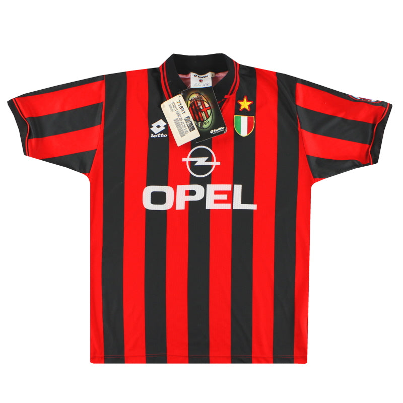 1996-97 AC Mailand Lotto Heimtrikot *m/Etiketten* L
