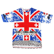 1996 Schweiz Lotto EURO 96 Grafik-T-Shirt XL