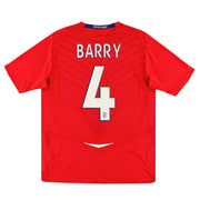 2008-10 England Umbro Auswärtstrikot Barry #4 L