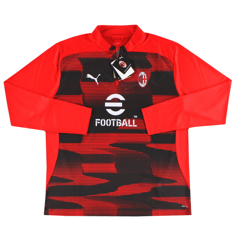 2024-25 AC Mailand Puma Trainings-Top mit 1/4-Reißverschluss *NEU* XL