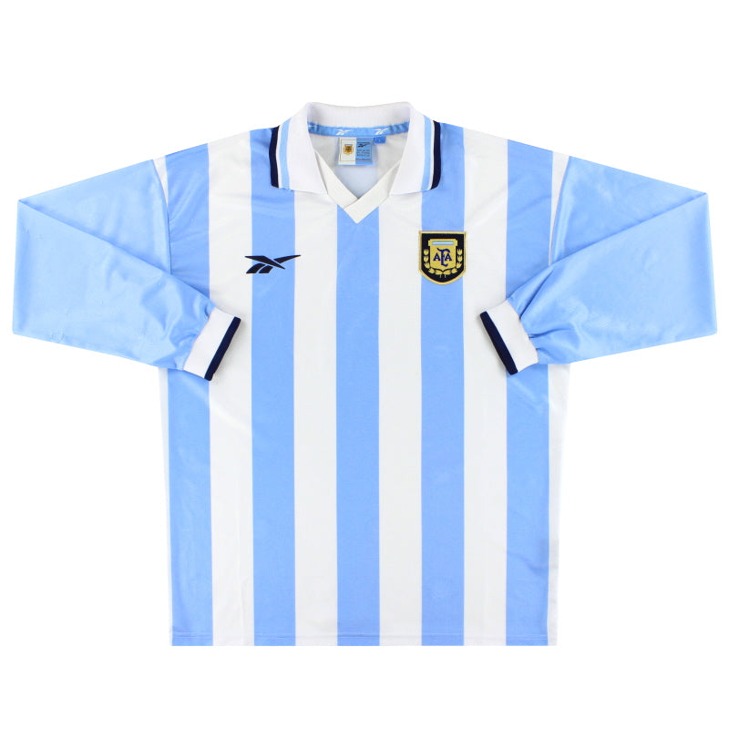 1999-00 Argentinien Reebok Heimtrikot L/S L