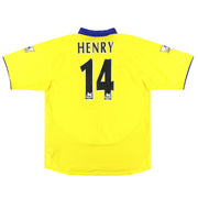 2003-05 Arsenal Nike Auswärtstrikot Henry #14 XL