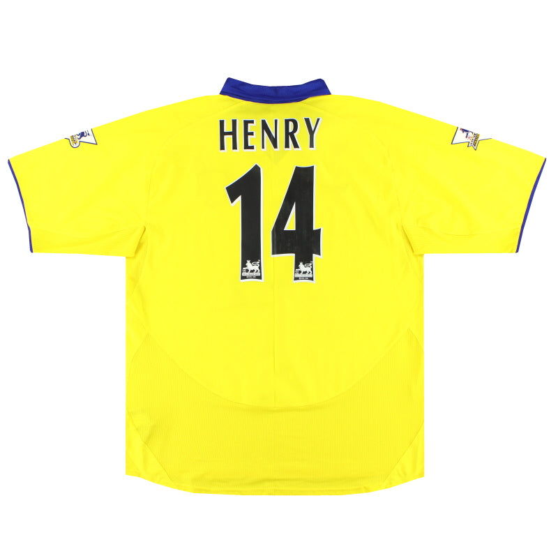 2003-05 Arsenal Nike Auswärtstrikot Henry #14 XL