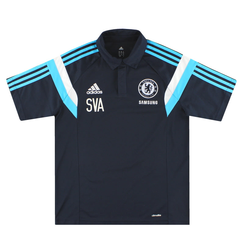 2014-15 Chelsea adidas Spieler Polohemd 'SVA' M