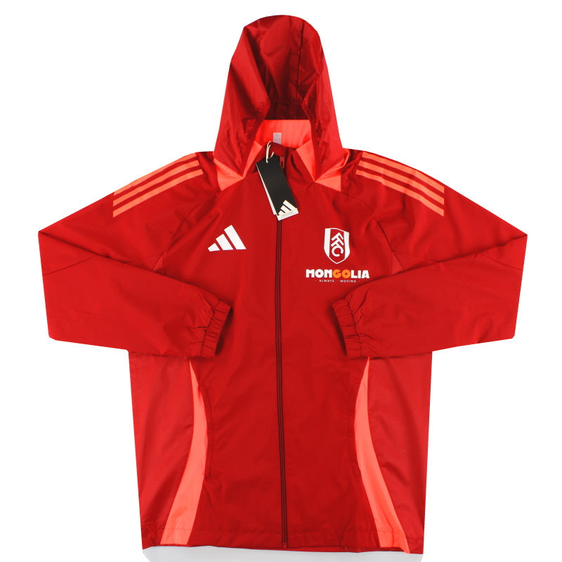 2024-25 Fulham adidas Tiro24 Allwetterjacke *Neu mit Etikett* XL