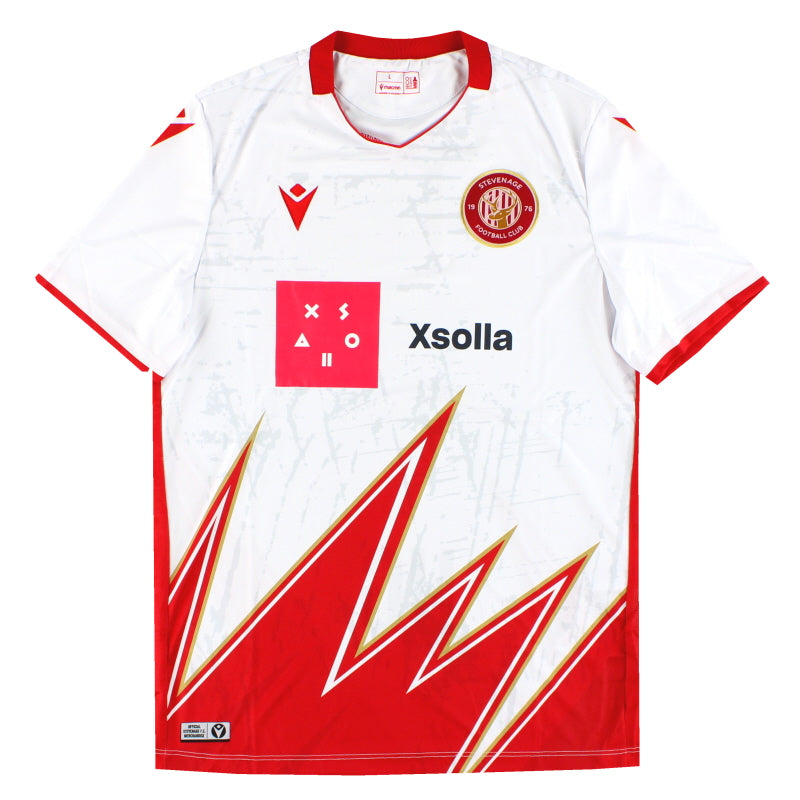 2024-25 Stevenage Macron Heimtrikot *Neu* XL