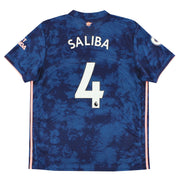 2020-21 Arsenal Adidas Auswärtstrikot Saliba #4 XL
