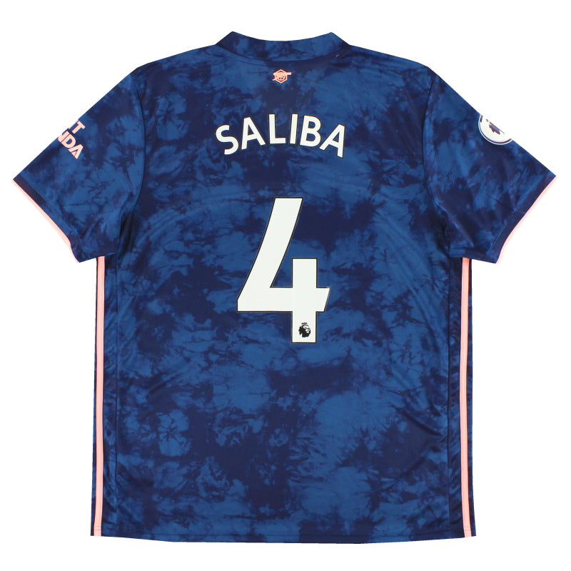 2020-21 Arsenal Adidas Auswärtstrikot Saliba #4 XL