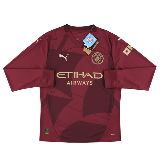 2024-25 Manchester City Puma Third Shirt L/S *w/tags* XXL