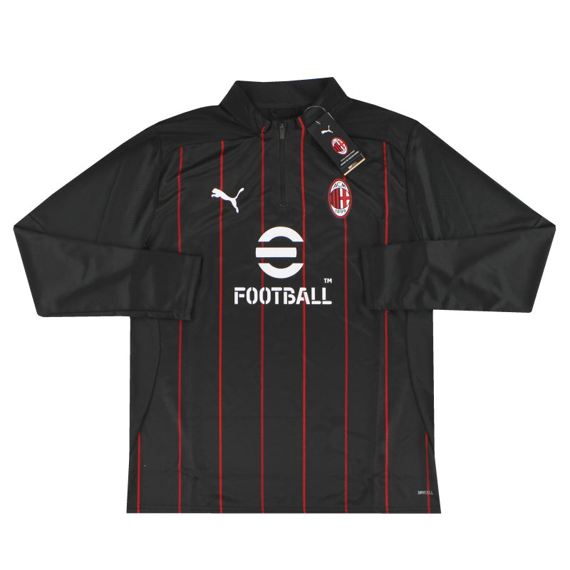2024-25 AC Mailand Puma 1/4 Zip Pre-Match Oberteil*m.Etiketten* L