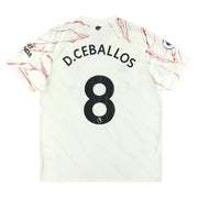 2020-21 Arsenal adidas Auswärtstrikot D. Ceballos #8 XL