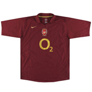 2005-06 Arsenal Nike Commemorative Highbury Home Shirt M