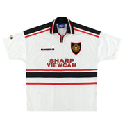 1997-99 Manchester United Umbro Auswärtstrikot L
