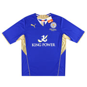 2013-14 Leicester Puma Heimtrikot „Champions“ *m. Etiketten* L