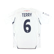 2007-09 England gegen Brasilien Umbro Heimtrikot Terry #6 L