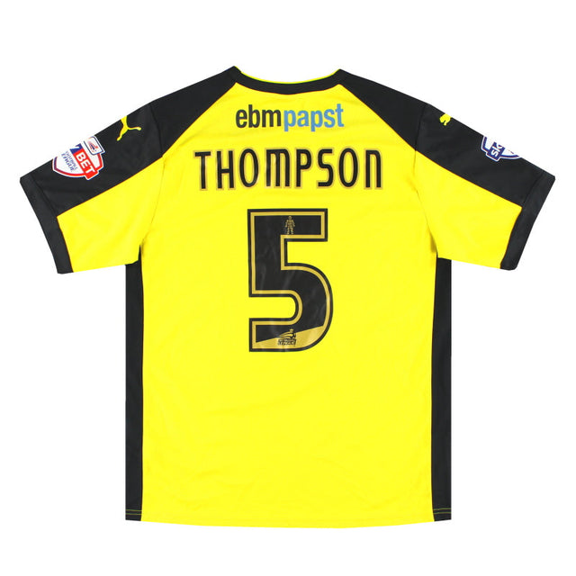 2014-15 Colchester United Puma Match Issue Away Shirt Thompson #5 L