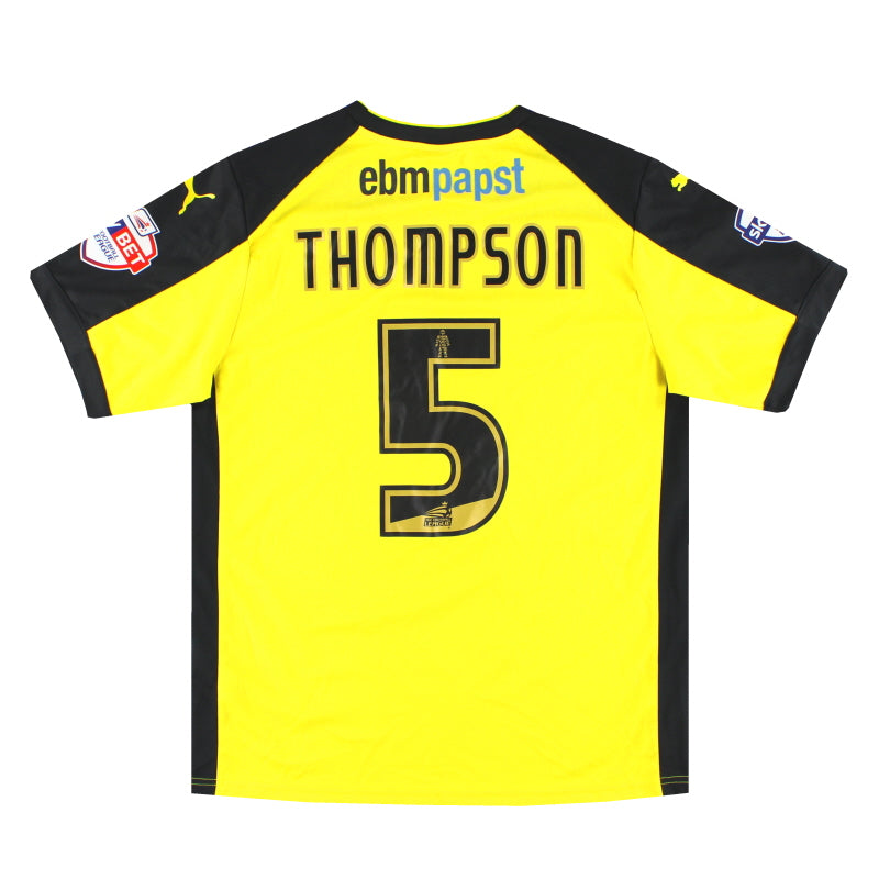 2014-15 Colchester United Puma Spielertrikot Auswärts Thompson #5 L