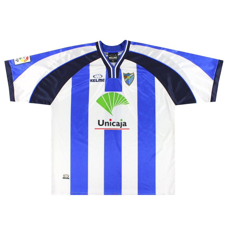 2000-01 Malaga Kelme Heimtrikot XL