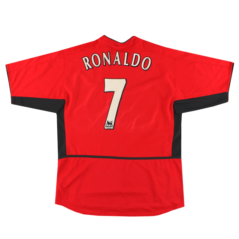 2002-04 Manchester United Nike Heimtrikot Ronaldo #7 *Neuwertig* L