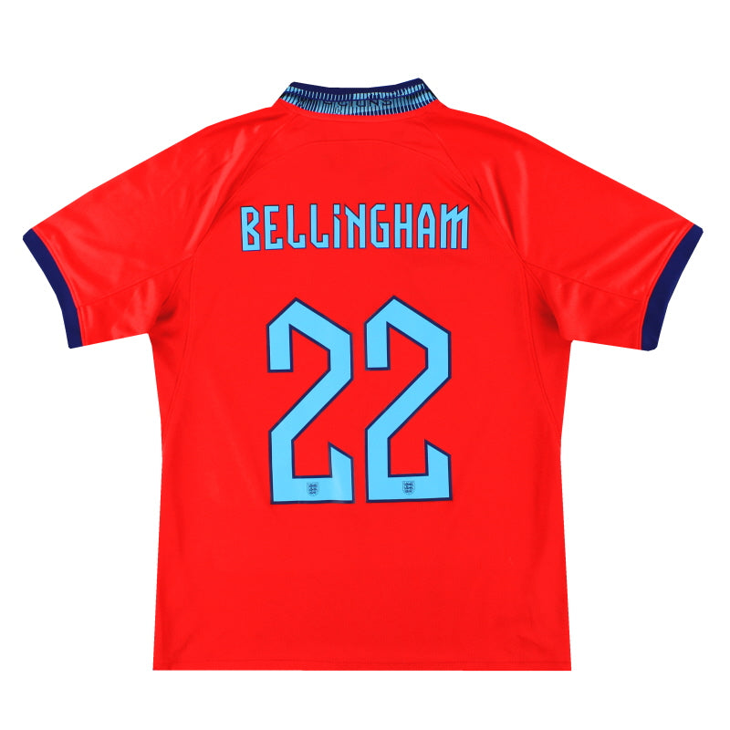 2022-23 England Nike Auswärtstrikot Bellingham #22 M