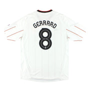 2010-12 Liverpool adidas Auswärtstrikot Gerrard #8 XL