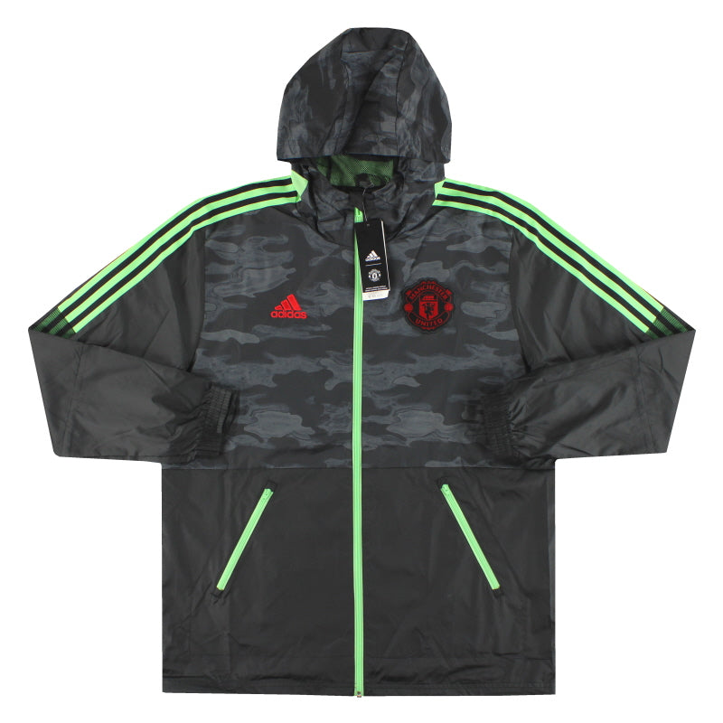 2020-21 Manchester United adidas Windbreaker Jacke *neu mit Etikett* S