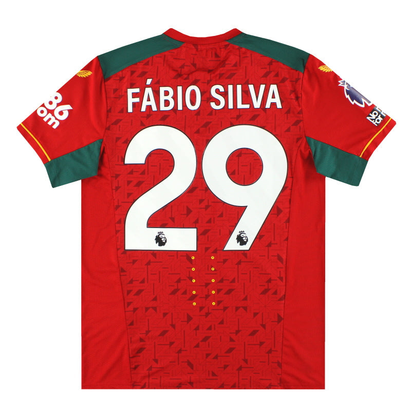 2023-24 Wolves Castore Pro Auswärtstrikot Fabio Silva #29 *Neuwertig* M