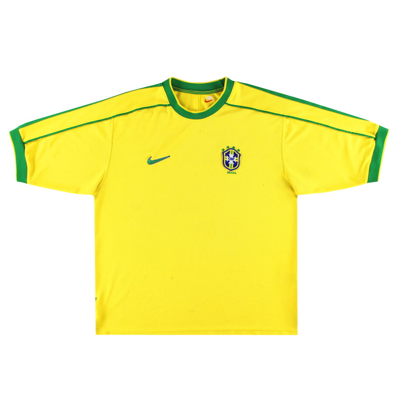 1998-00 Brasilien Nike Heimtrikot XL