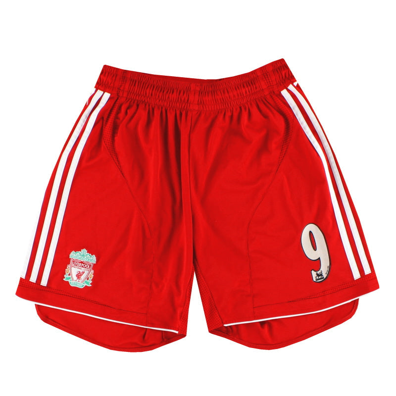 2006-08 Liverpool adidas Heimshorts #9 M