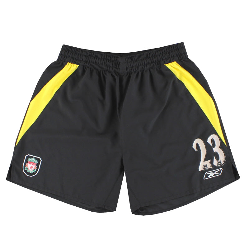 2004-06 Liverpool Reebok Auswärtsshorts #23 L