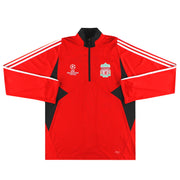 2007-08 Liverpool adidas Champions League 1/2-Zip-Oberteil L