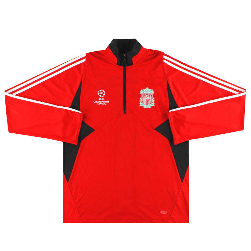 2007-08 Liverpool adidas Champions League 1/2-Zip-Oberteil L