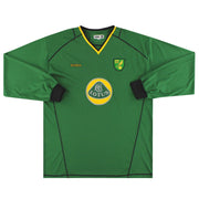 2003-04 Norwich City Auswärtstrikot L/S XL