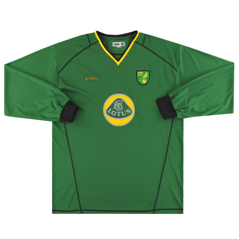 2003-04 Norwich City Auswärtstrikot L/S XL