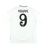 2024-25 Real Madrid adidas Heimtrikot Mbappé Nr. 9 *mit Etiketten* XL